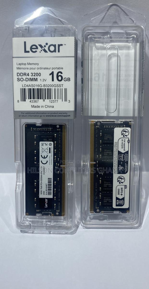Lexar 16gb Ddr4-3200 Sodimm Laptop Memory