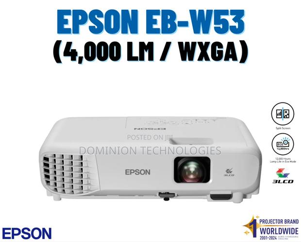 Epson Eb-W53 4000 Lumens Projector · Photo 4