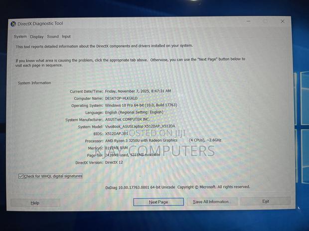 Laptop Asus VivoBook 15 X510UQ 8GB AMD Ryzen 3 SSD 256GB photo 6