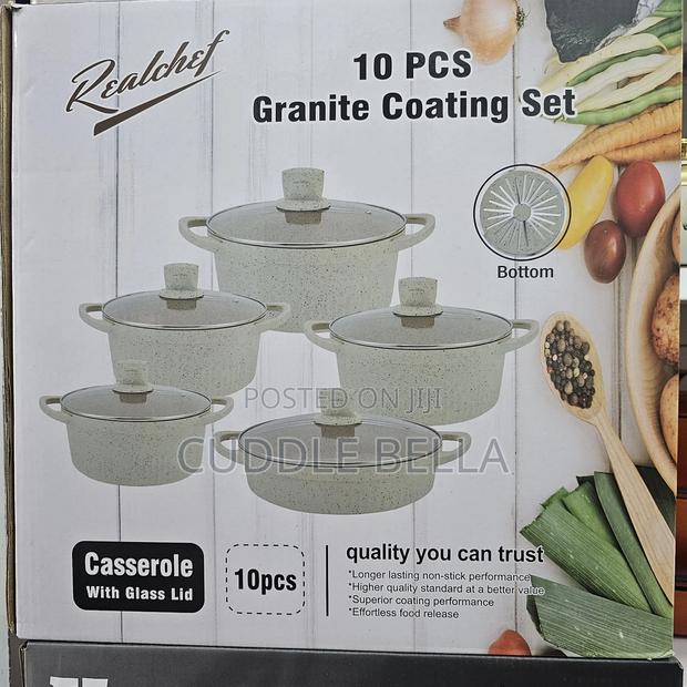 01342 -Realchef 5set Cookware Stripes Horizontal