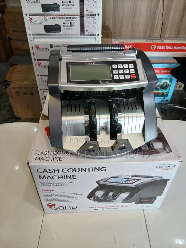 Cash Counting Machine With Counterfeit Detection
