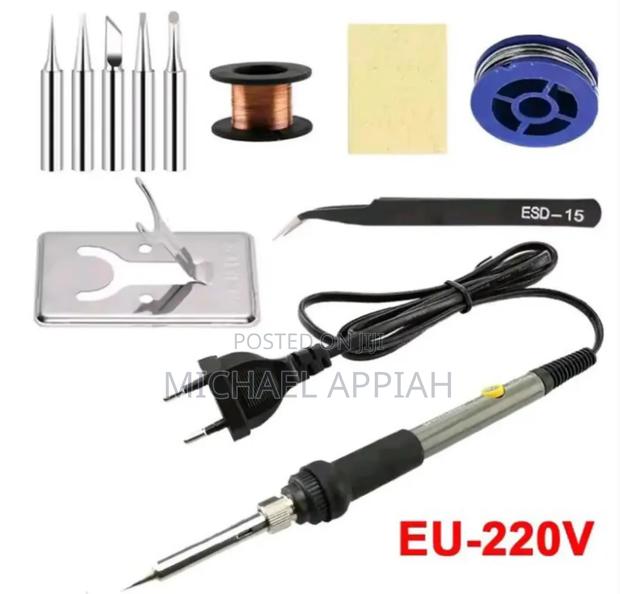 60w Adjustable Soldering Iron Kit 7 in 1