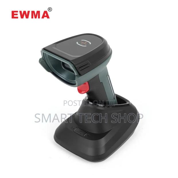 2d Handheld Wireless + Bluetooth Barcode Qr Code Scanner + Charge Base
