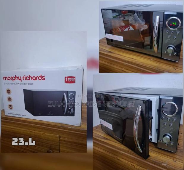 23.L Morphy Richards Digital Microwave From Uk