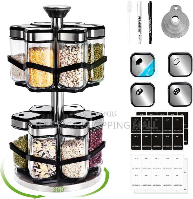 360•Revolving Spice Rack Set 100ml
