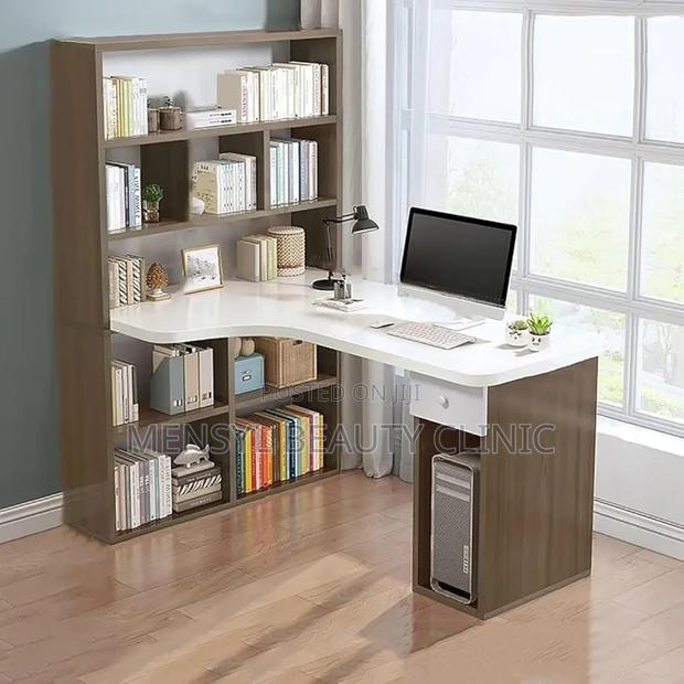 Computer Desk With Drawers L-Shaped Desk With Hutch