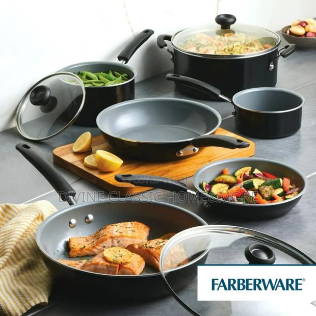 Farberware 14 PCS Ceramic Nonstick Cookware Set With Cooking Tools photo 2