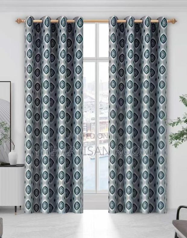 Sapphire Mirage Curtains (135cmx270)