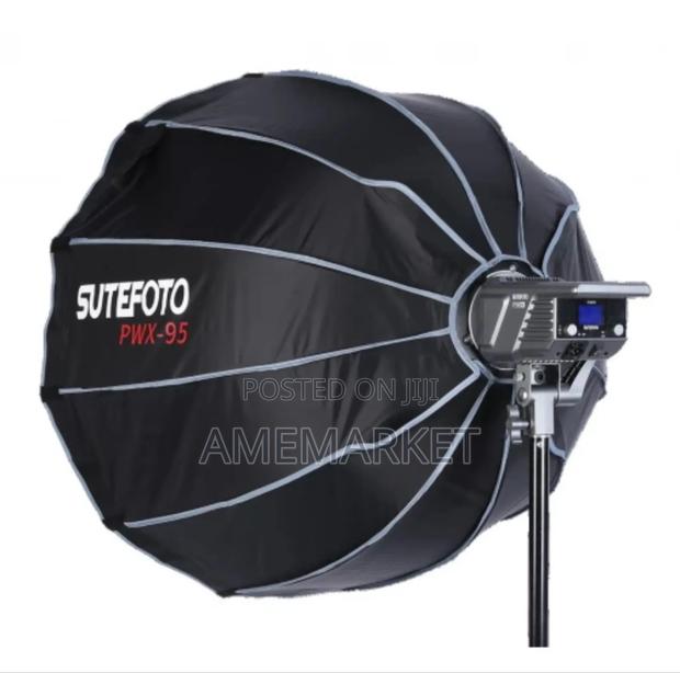 Sutefoto PWX- 95cm Softbox Speedlite Umbrella Honeycomb Grid Flash