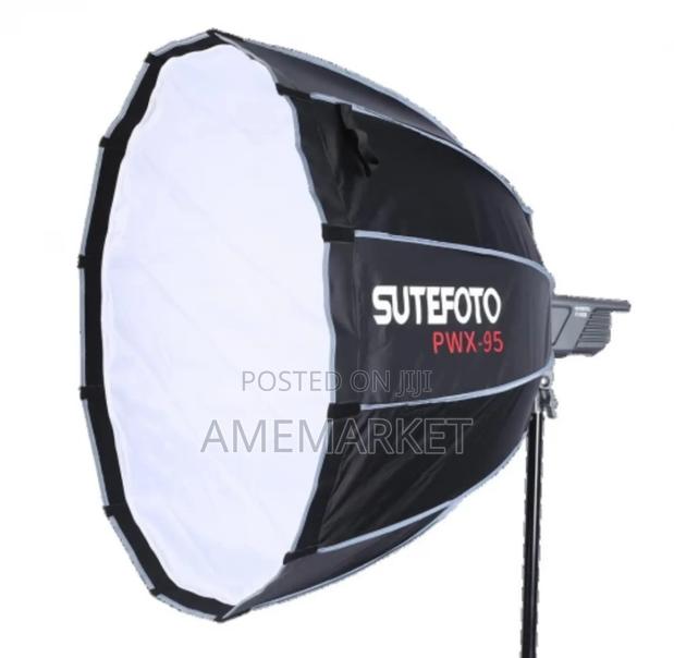 Sutefoto PWX- 95cm Softbox Speedlite Umbrella Honeycomb Grid Flash photo 3