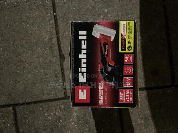 Einhell Cordless Angle Grinder + Battery + Charger photo 9