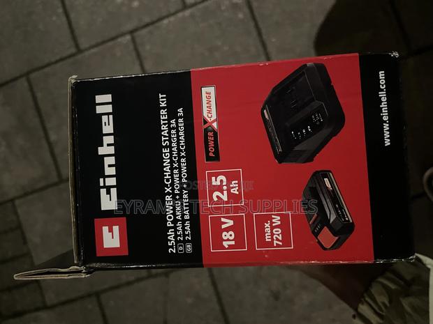 Einhell Cordless Angle Grinder + Battery + Charger photo 4