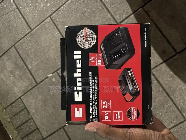 Einhell Cordless Angle Grinder + Battery + Charger