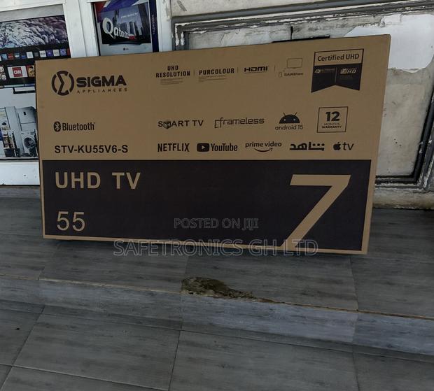 Brand New Lastest Sigma 55 Inch Led Digital Satellite Ultra Tv · Photo 4