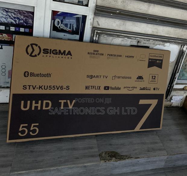 Brand New Lastest Sigma 55 Inch Led Digital Satellite Ultra Tv · Photo 3