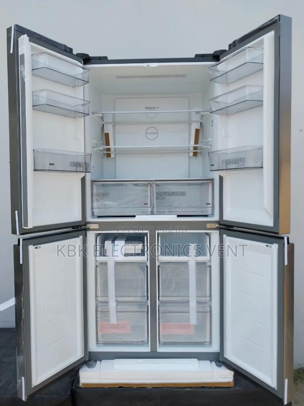 Midea 475ltr 4doors Refrigerator Silver photo 3