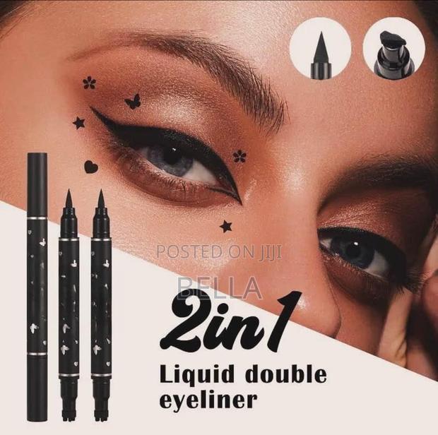 2in 1 Butterfly Seal Eyeliner Pen Star Moon Stamp · Photo 4