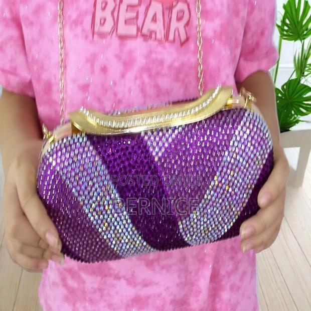 Purple Glam Clutch – Perfect for Parties Events photo 3