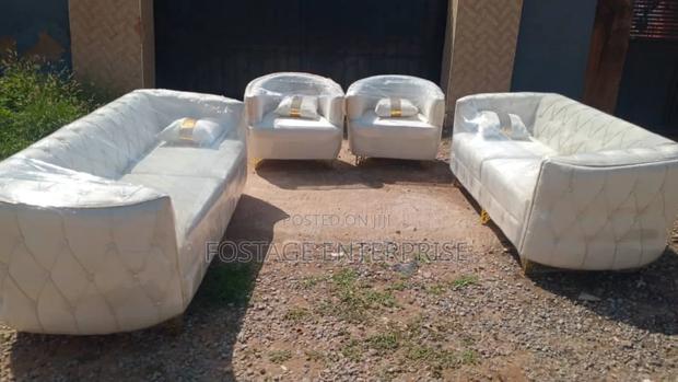 High Standard Luxury Brand New Cream Colour Stylish Set Of Sofas · Photo 2