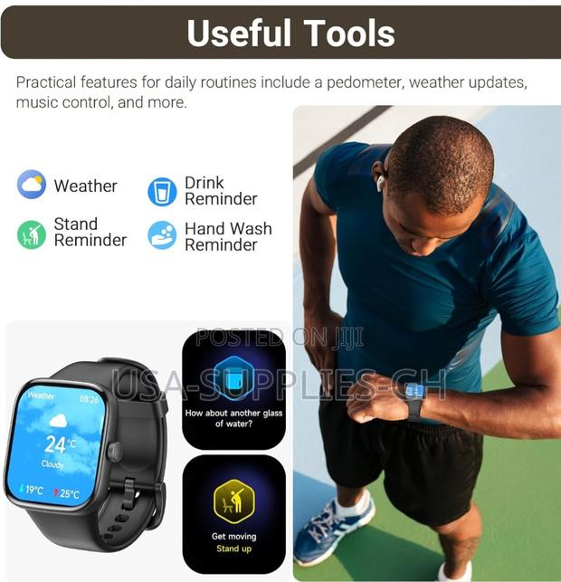 Tozo Amoled S7 Smart Watch With 46.99 Mm Ultra Hd Screen From Usa photo 6