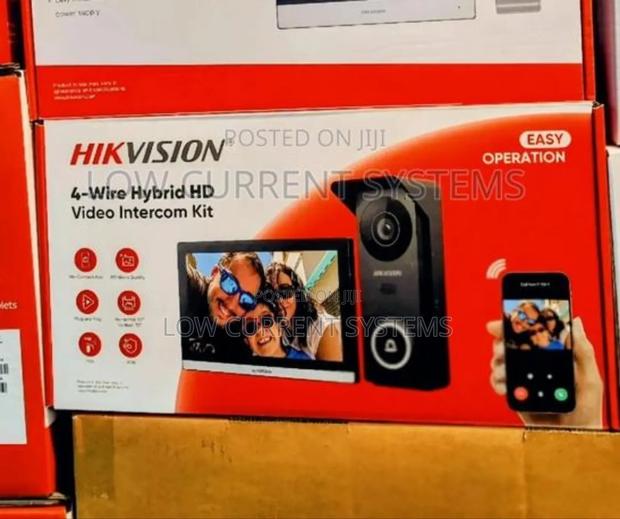 Hikvision Hybrid Hd Intercom Kit Video Doorbell Hik Mobile Control · Photo 1