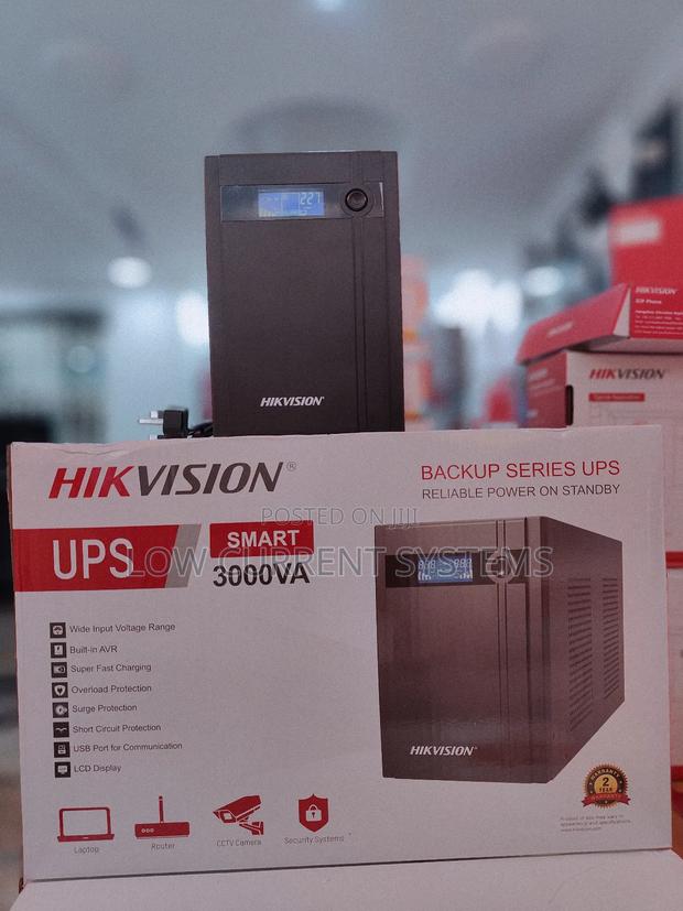 Hikvision 3000va Back Up Ups With Avr 1800 W 3kva Online · Photo 2