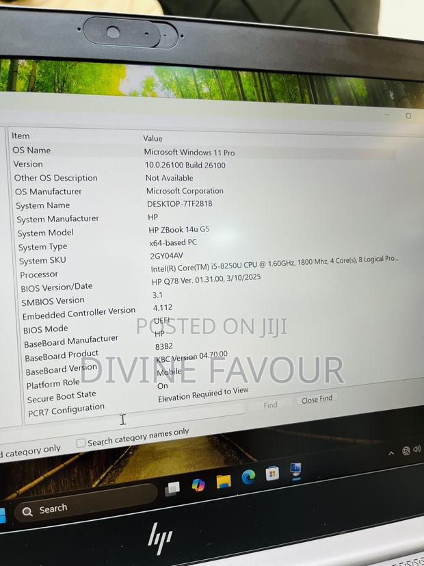 Laptop HP ZBook 14u G5 16GB Intel Core I5 SSD 512GB photo 7
