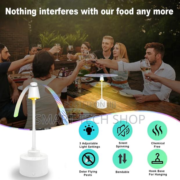 Fly Repeller Portable Mosquito Repellent Fan With Lighting. photo 10
