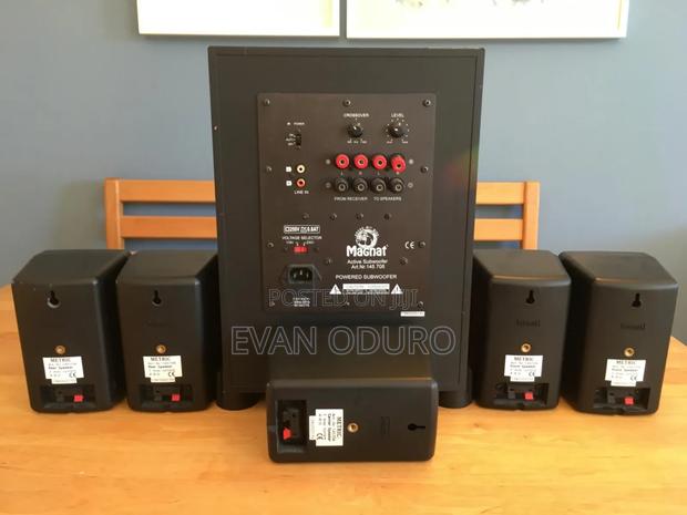 Powerful German Made Magnet 5.1 Full Set Bass and Surround Speakers photo 2
