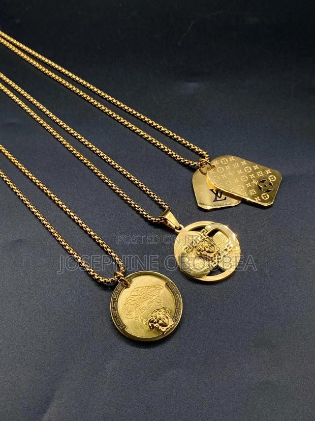 Men's Stainless Steel Necklace With Pendant