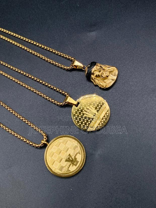 Men's Stainless Steel Necklace With Pendant photo 3