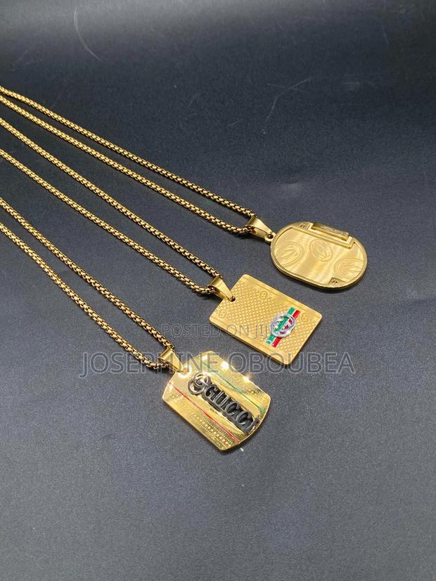 Men's Stainless Steel Necklace With Pendant photo 4