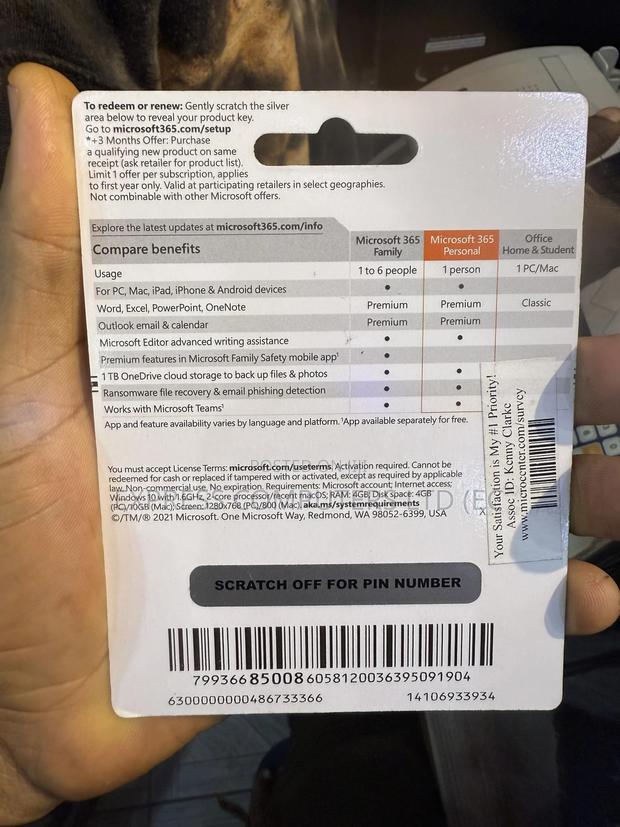 Microsoft 365 Personal, 12 Months Subscription Original With Keys photo 2