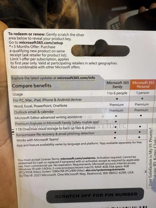 Microsoft 365 Personal, 12 Months Subscription Original With Keys photo 5