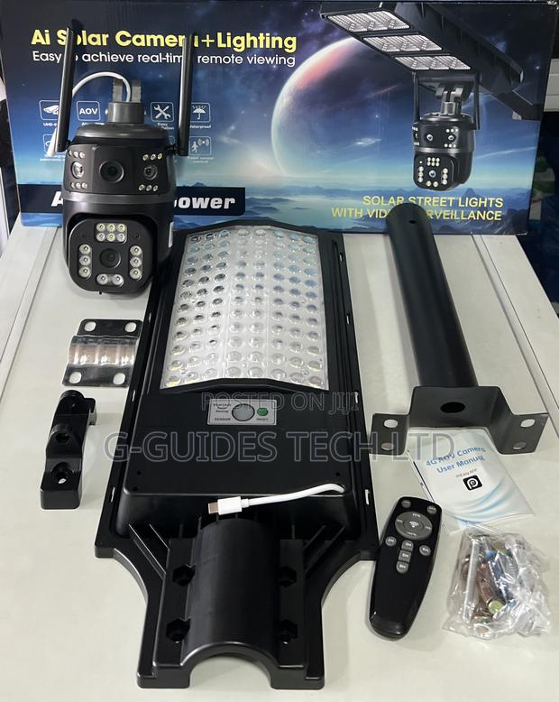 Ultra 4g Ai Aov Solar Street Light Camera 4mp photo 6