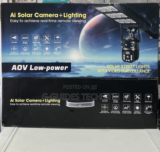 Ultra 4g Ai Aov Solar Street Light Camera 4mp photo 5