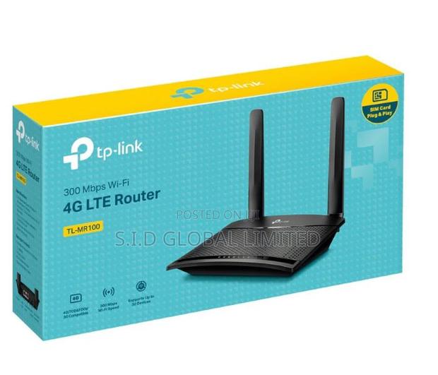 Tp-link Mr100 4g Router With Sim - 300 Mbps Wireless N 4g Lte Router · Photo 2