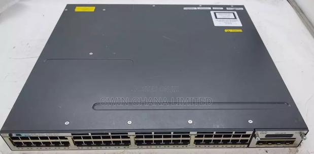Cisco Catalyst Ws-C3750x-48t-L 3750-X 48 Port Gigabit Switch Poe .