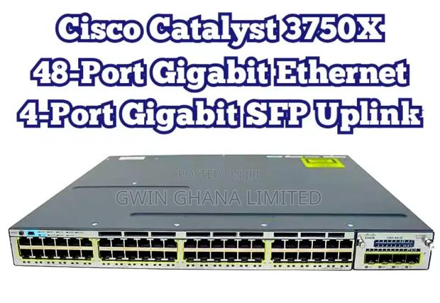 Cisco Catalyst Ws-C3750x-48t-L 3750-X 48 Port Gigabit Switch Poe . photo 3