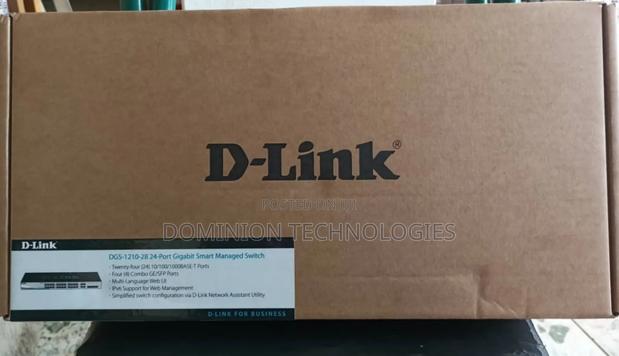 D Link DGS-1210-28 28-Port Gigabit Smart Managed Switch