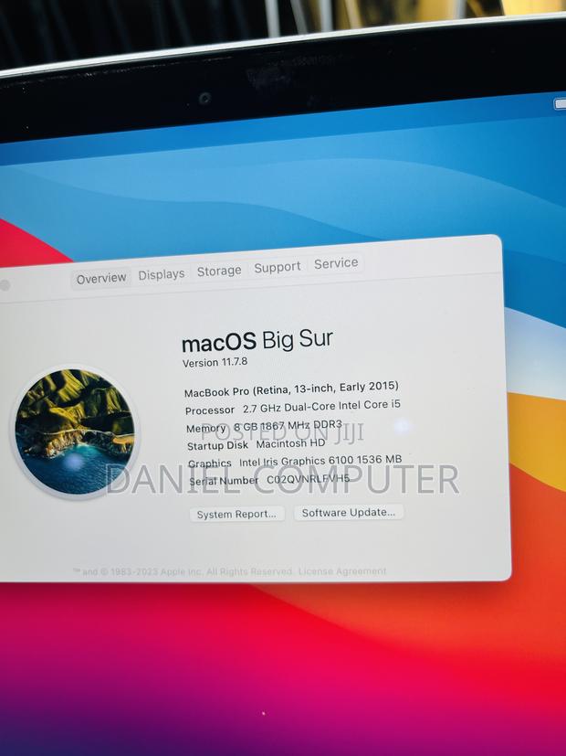 Laptop Apple MacBook Pro 2015 8GB Intel Core i5 SSD 512GB photo 9