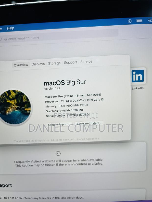 Laptop Apple MacBook 2014 8GB Intel Core i5 SSD 128GB photo 10