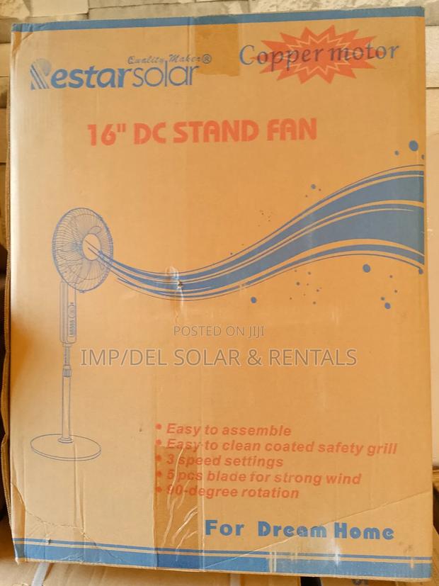 Solar Dc Stand Fan 16 Inches 12vdc 15w photo 3