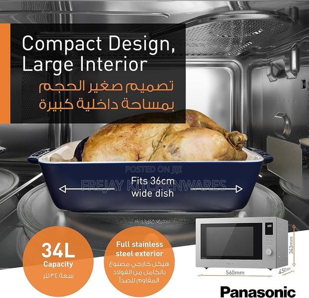 Panasonic 34l 4 in 1 Microwave With Airfryer, Grill,Convection Oven photo 4