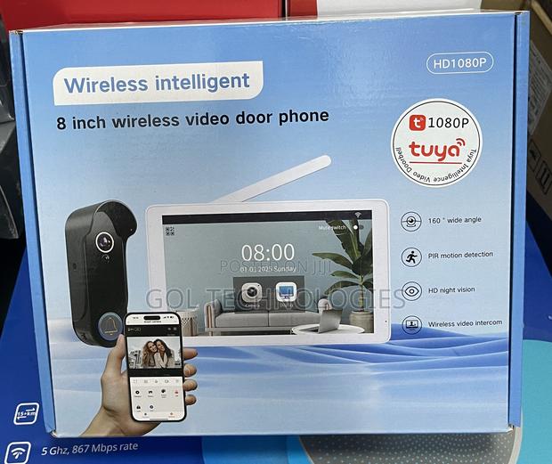 Wireless Video Doorbell 8 Inches Tuya App 1080p Video Intercom · Photo 4