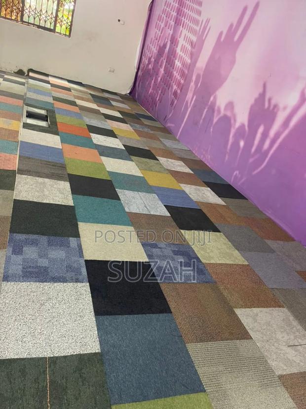 Multi- Colored Carpet Tiles · Photo 2
