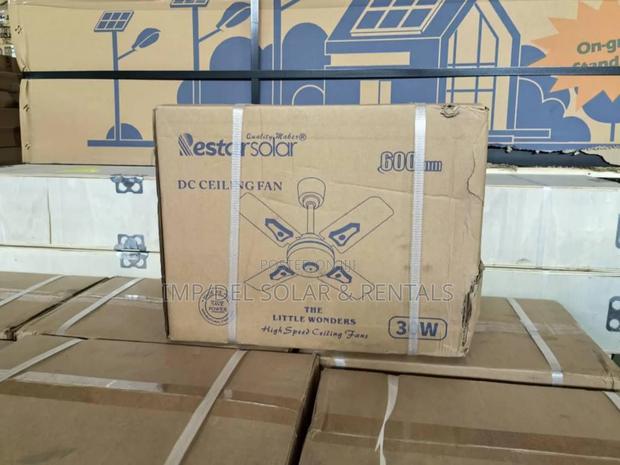 Solar Dc Ceiling Fan 24vdc 30w photo 2