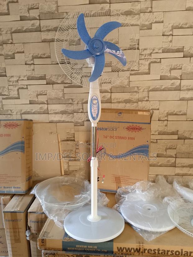 Solar Dc Stand Fan 16 Inches 12vdc 15w photo 6