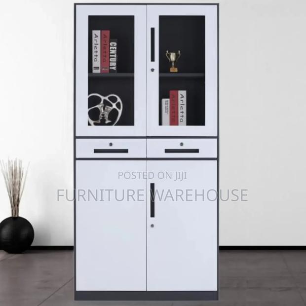 Half Glass/Half Door Multi-purpose Cabinet.