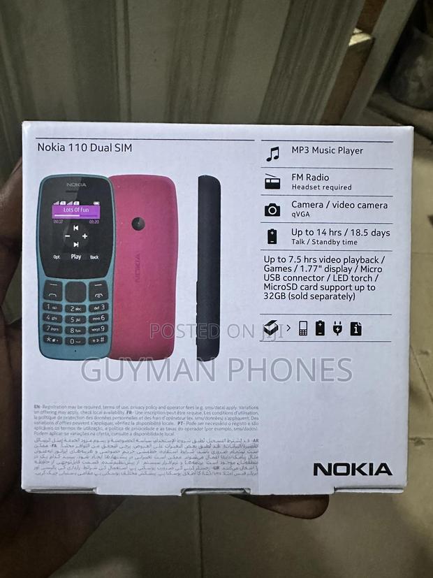 New Nokia 110 Black photo 2